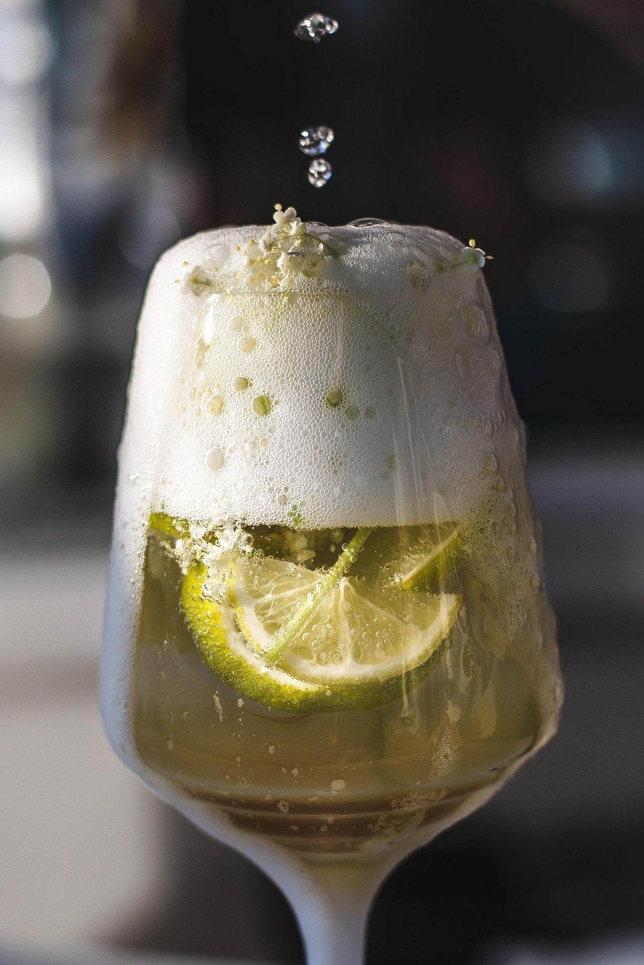 Eierlikör Spritzer Glas